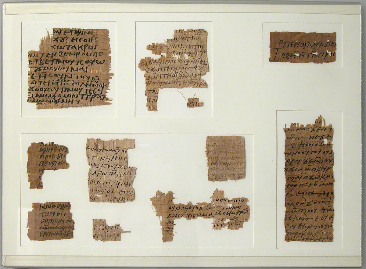 Papyri Fragments — Unknown