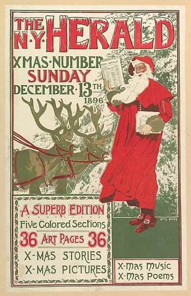 The New York Herald: XMAS Number — Louis John Rhead|The New York Herald