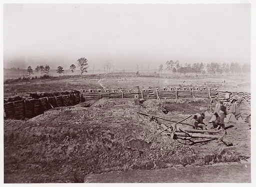 Rebel Fortifications in front of Atlanta