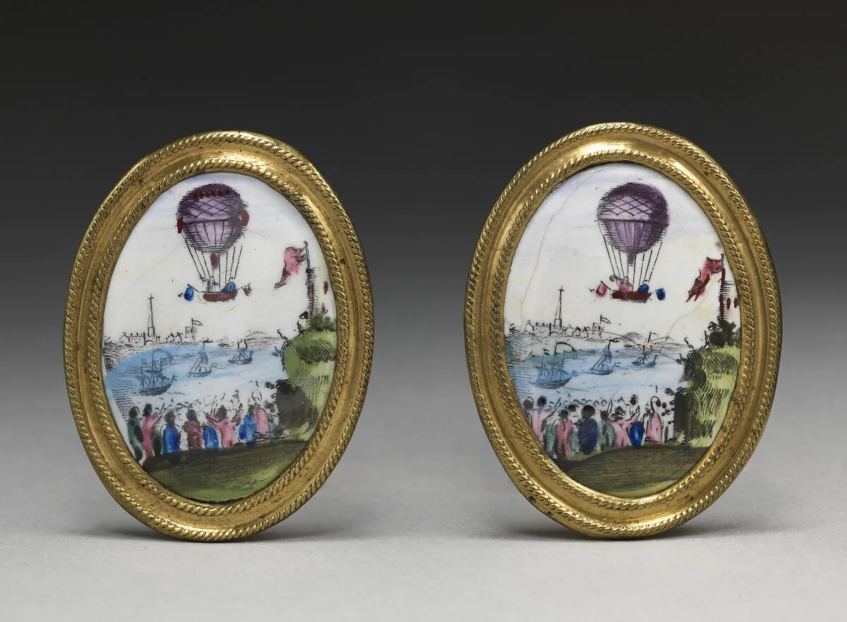 Pair of mirror knobs — Unknown