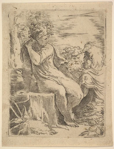 Youth with two old Men
