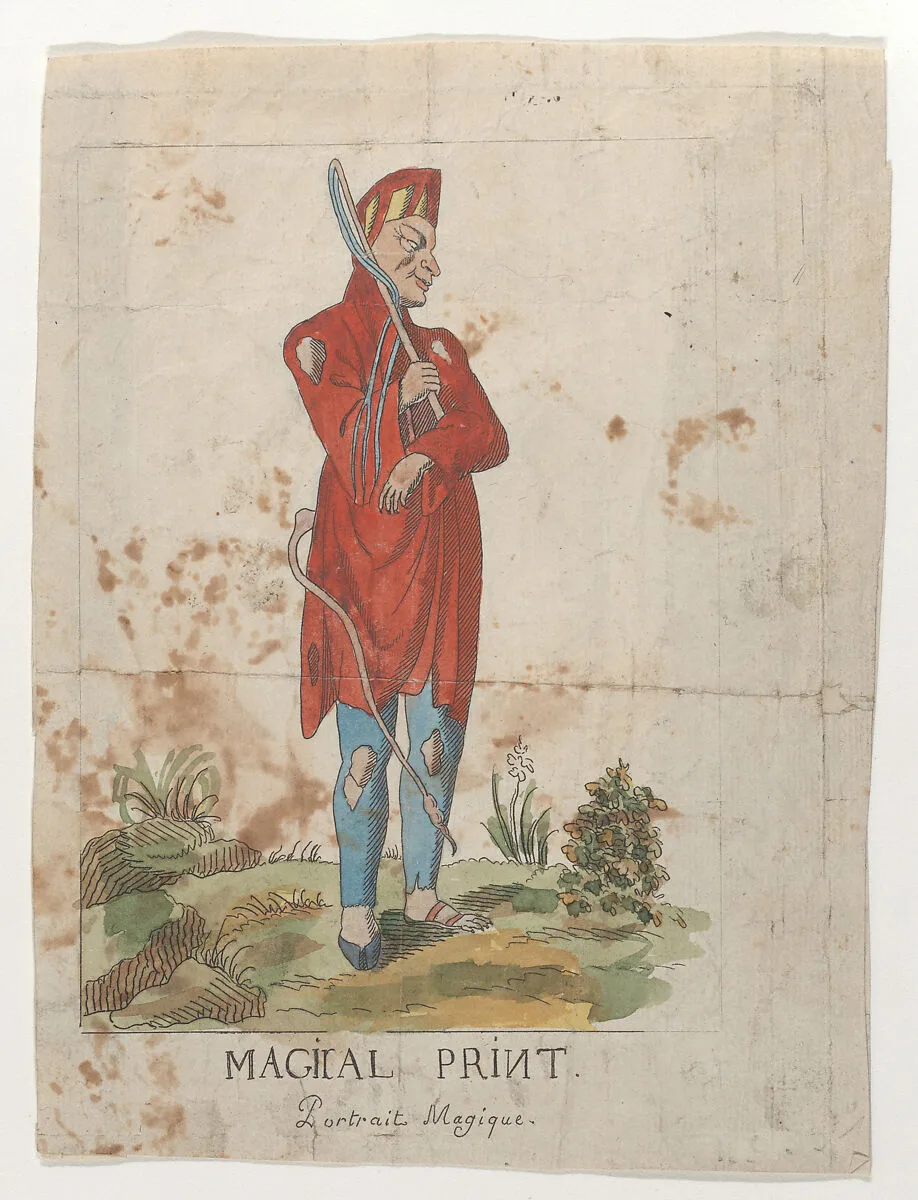 Magical Print: the devil with a hidden silhouette of Napoleon — Anonymous|Napoléon Bonaparte