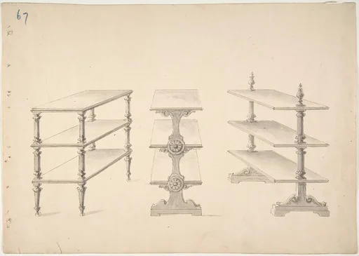 Design for Three Sets of Shelves