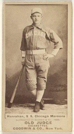 Hanrahan, Shortstop, Chicago, from the Old Judge series (N172) for Old Judge Cigarettes