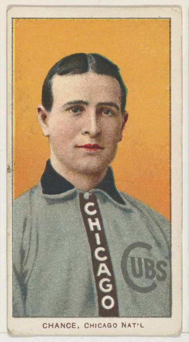Chance, Chicago, National League, from the White Border series (T206) for the American Tobacco Company — American Tobacco Company