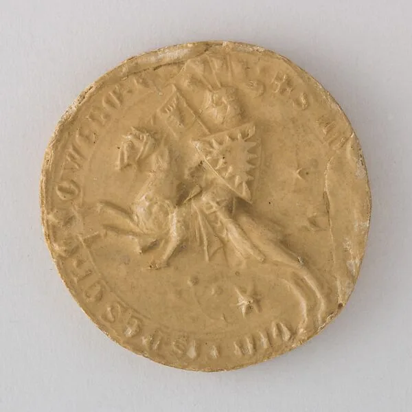 Reproduction of the Seal of Adolf Graf von Holstein, 1336 — Unknown