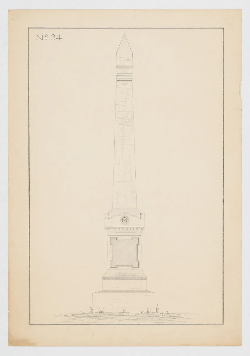 Obelisk Grave Monument, No. 34 — Alexander Maxwell