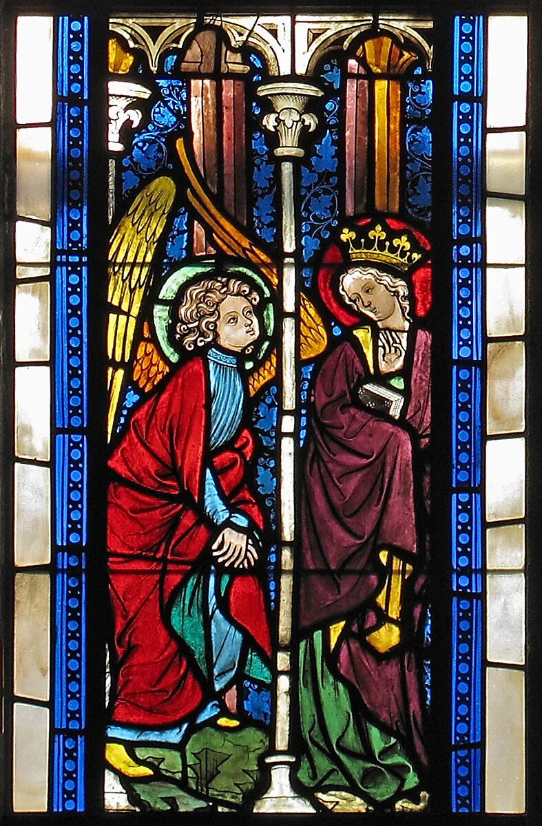 Panel with the Annunciation — Unknown