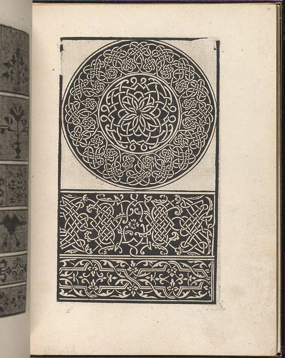 Page from Ein new kunstlich Modelbuch...(Page 10r) — Peter Quentel
