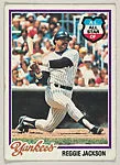 Reggie Jackson, New York Yankees — Topps Chewing Gum Company