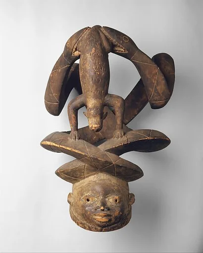 Gelede Helmet from a Masquerade Ensemble