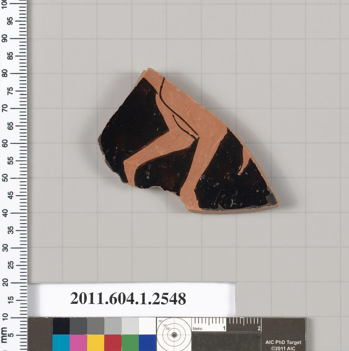 Terracotta fragment of a kylix (drinking cup) — Unknown