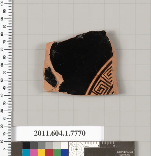 Terracotta fragment of a kylix (drinking cup)