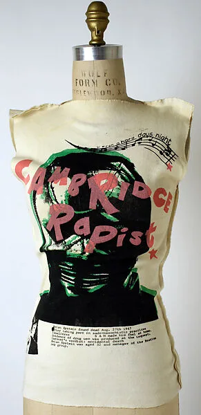 "Cambridge Rapist" shirt — Vivienne Westwood|Malcolm McLaren|Seditionaries