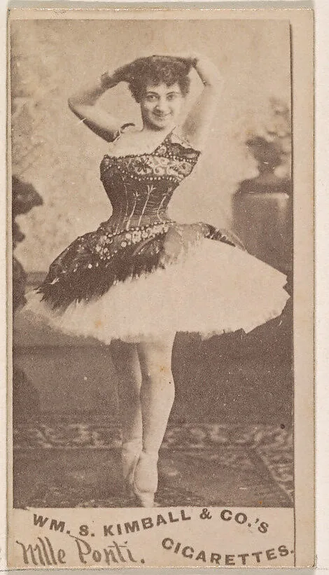 Mlle. Ponti, from the Actresses series (N203) issued by Wm. S. Kimball & Co. — William S. Kimball & Company
