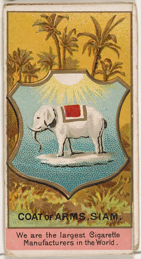 An Idol of Siam, from the Rulers, Flags, and Coats of Arms series (N126-2) issued by W. Duke, Sons & Co. — W. Duke, Sons & Co.