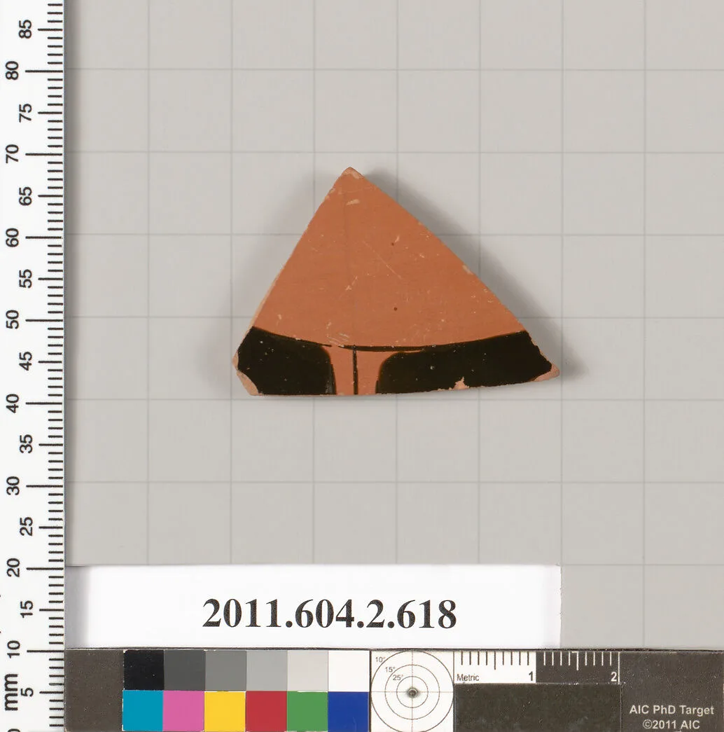 Terracotta fragment of a column-krater (bowl for mixing wine and water) — Unknown