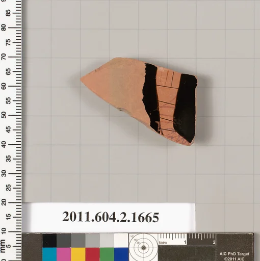 Terracotta fragment of a skyphos (deep drinking cup)