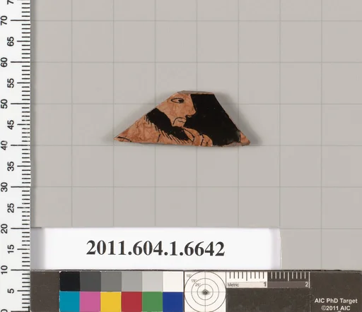 Terracotta fragment of a kylix (drinking cup)
