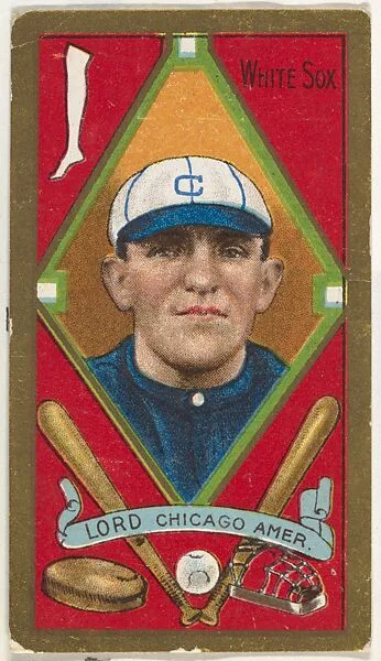 Lord, Chicago White Sox, American League, from the "Baseball Series" (Gold Borders) set (T205) issued by the American Tobacco Company — American Tobacco Company