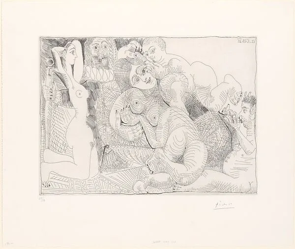 La vie en rose ("Quand...Il me parle tout bas"), from 347 Suite — Aldo and Piero Crommelynck|Pablo Picasso|Galerie Louise Leiris