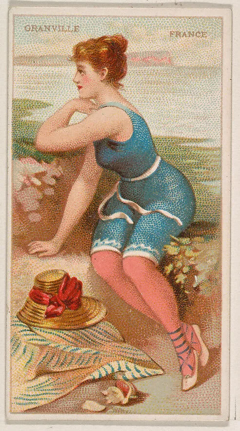 Granville, France, from the Surf Beauties series (N232), issued by Kinney Bros. — Kinney Brothers Tobacco Company