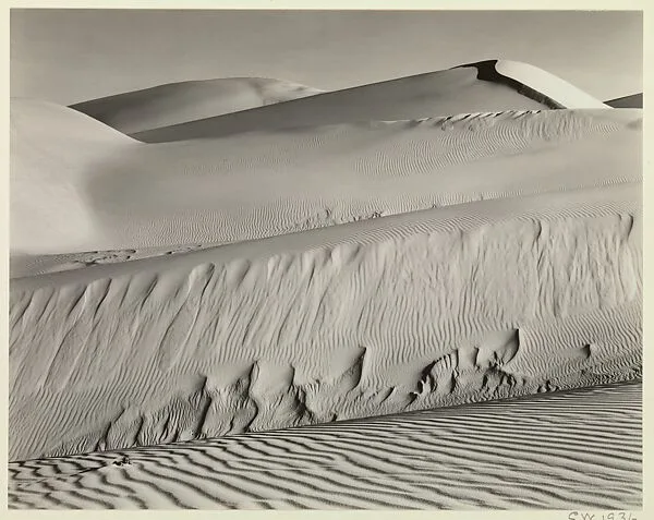 Dunes, Oceano — Edward Weston