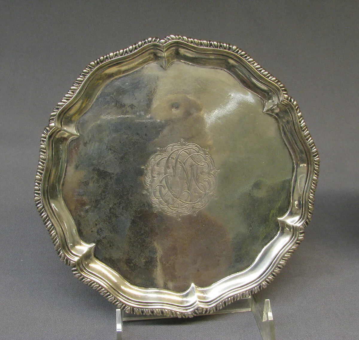 Salver (one of a pair) — Thomas Hannam|Richard Mills