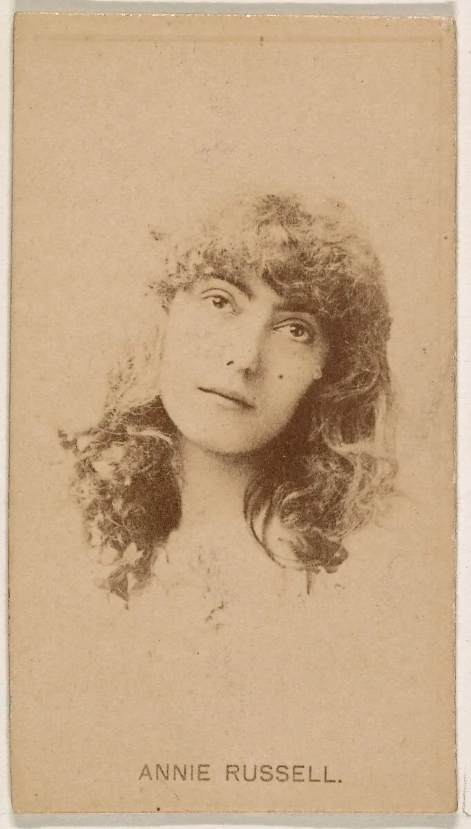 Annie Russell, from the Actresses series (N245) issued by Kinney Brothers to promote Sweet Caporal Cigarettes — Kinney Brothers Tobacco Company