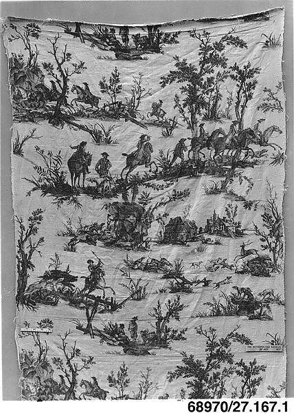 "Hunting Scenes" — Oberkampf Manufactory|Jean-Baptiste Huet I