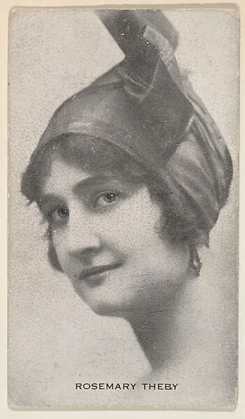 Rosemary Theby, from the Black and White Movie Stars series (D1), issued by the E. H. Koester Baking Company — E. H. Koester Baking Company, Baltimore
