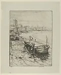 Repairing a Barge — James McBey