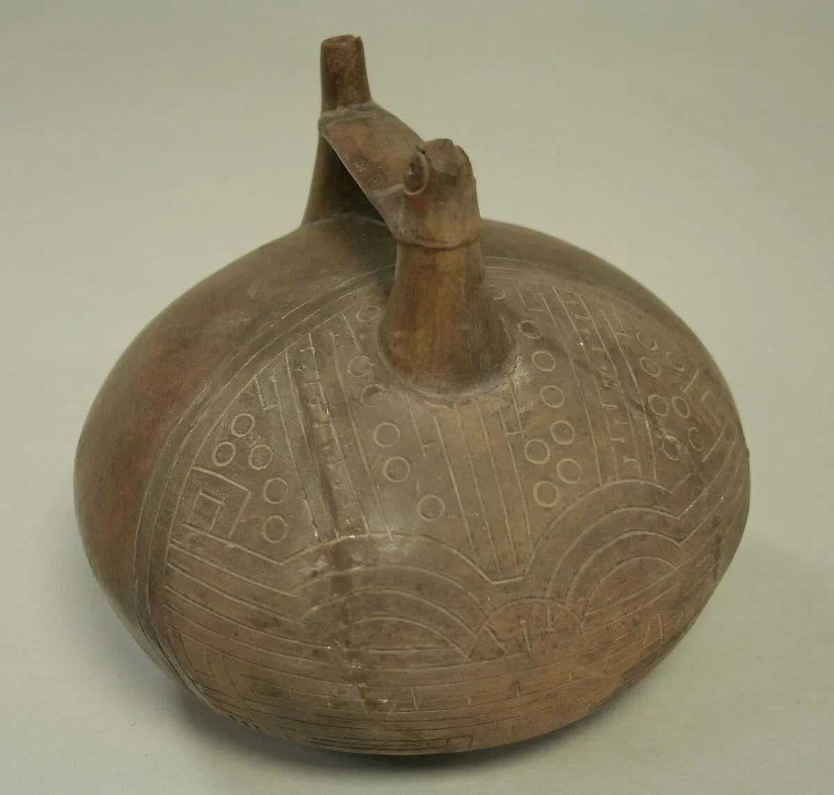 Bottle, Feline Face — Unknown