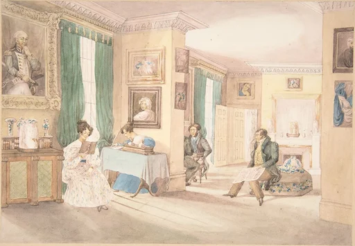 An Interior at Hatton, Warwickshire