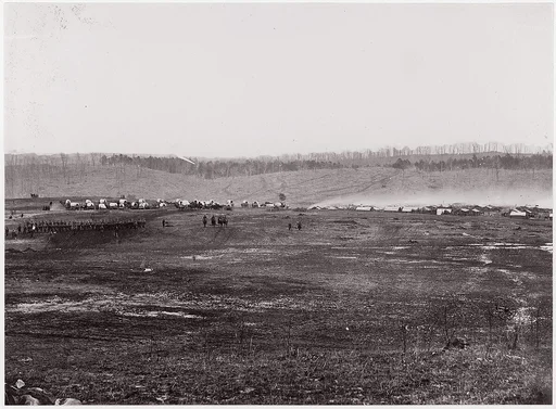[Winter Quarters of a Cavalry Regiment in the Army of the Potomac, Near Brandy Station, Virginia]