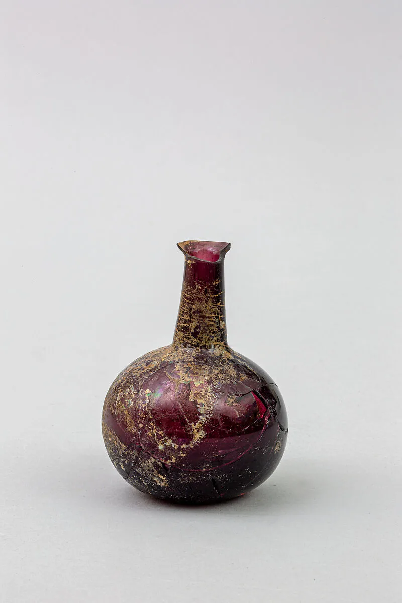 Glass perfume bottle — Unknown