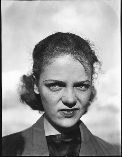 [Anne Harvey on Roof of 441 East 92nd Street Apartment Building, New York City]