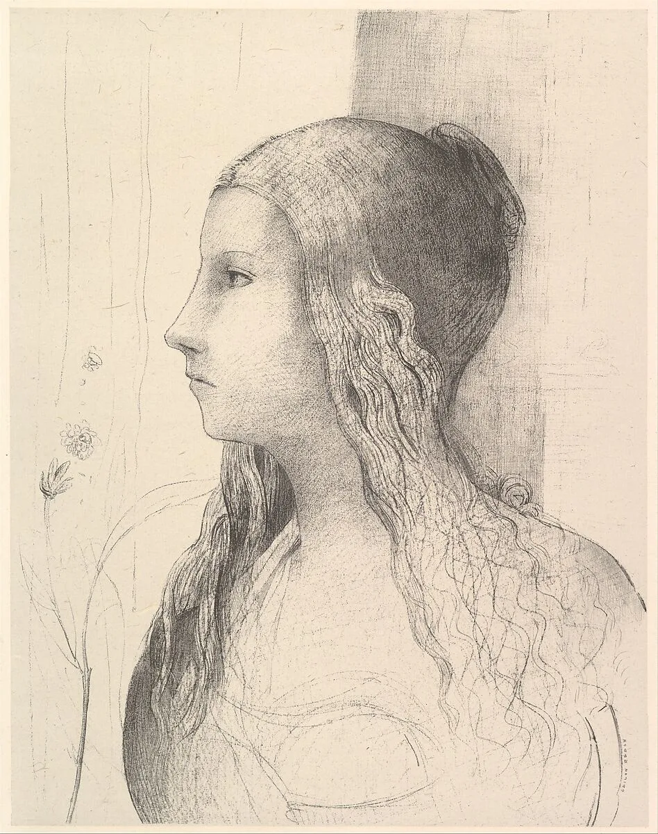 Brunnhilde (The Twilight of the Gods) — Odilon Redon