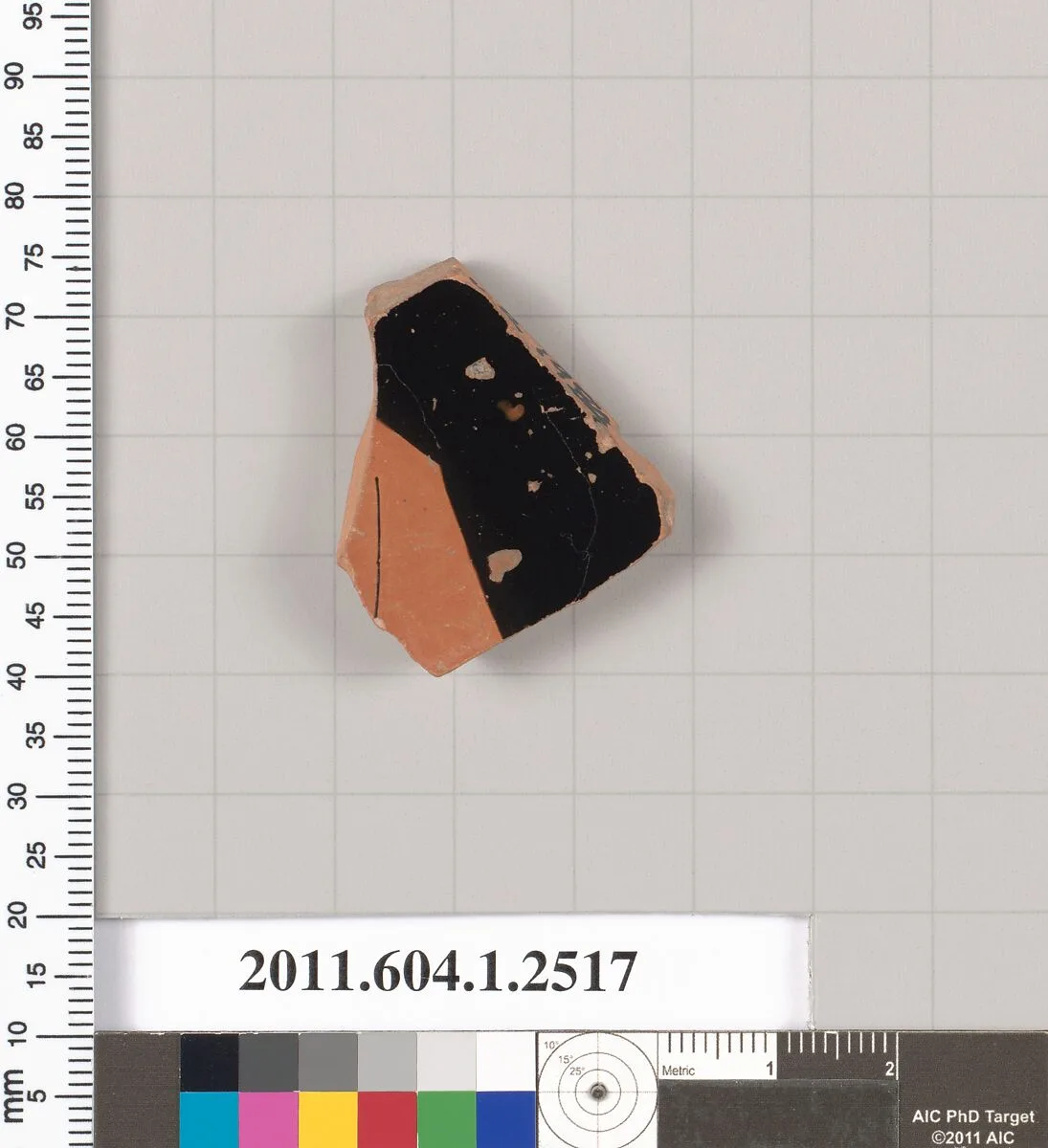 Terracotta fragment of a kylix (drinking cup) — Unknown