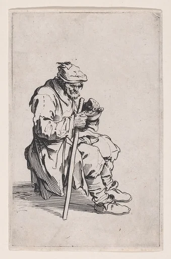 Le Gueux Assis et Mangeant (The Beggar Sitting and Eating), from Les Gueux suite appelée aussi Les Mendiants, Les Baroni, ou Les Barons (The Beggars, also called the Barons)