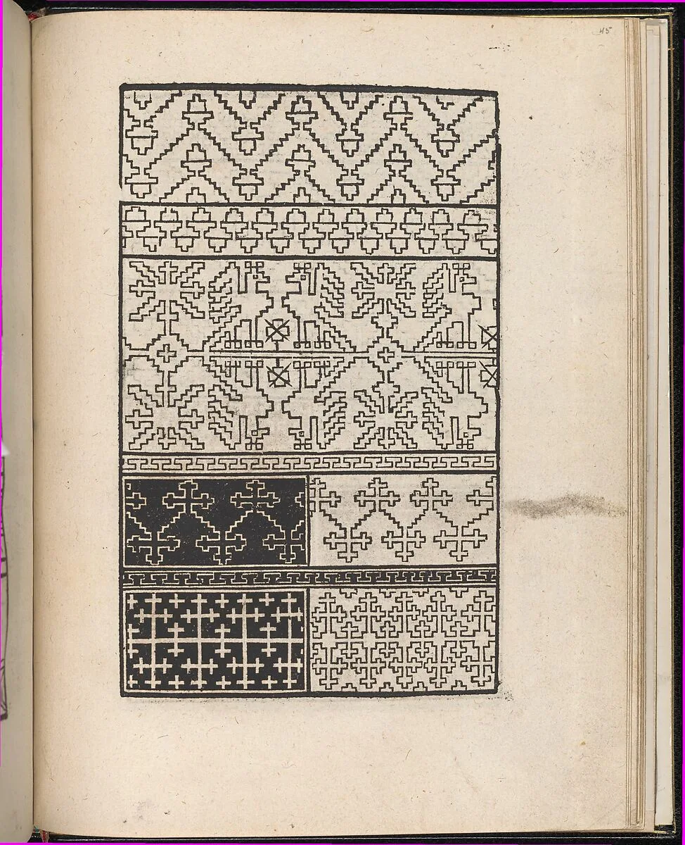 Page from Ein new kunstlich Modelbuch...(Page 45r) — Peter Quentel