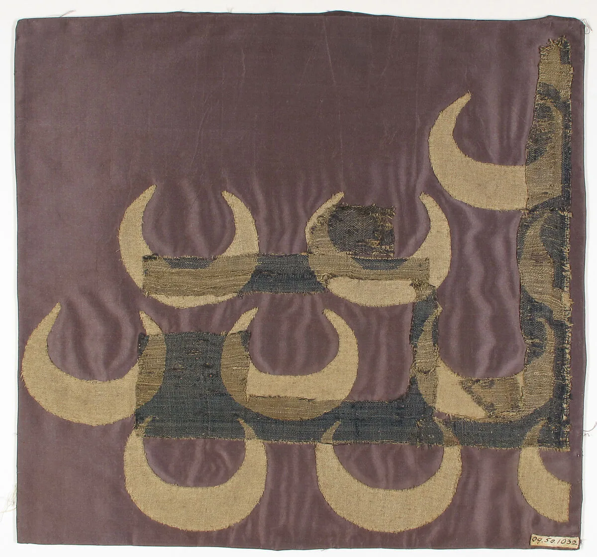 Textile with Crescents — Unknown