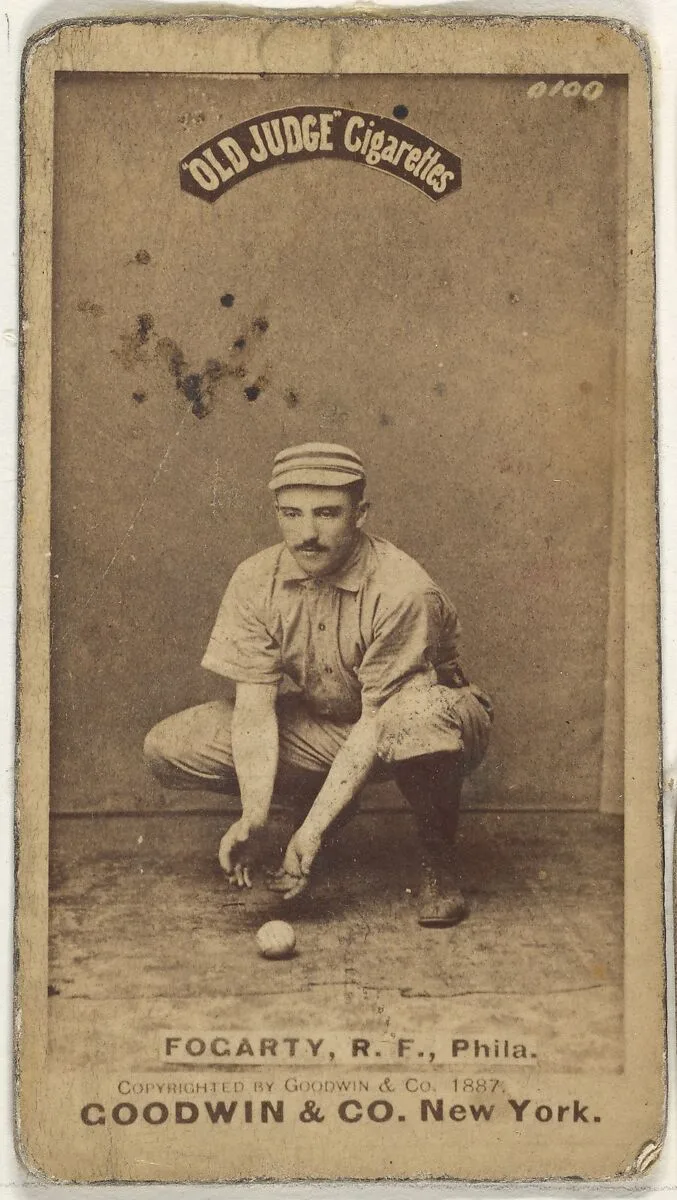 James G. Fogarty, Right Field, Philadelphia, from the Old Judge series (N172) for Old Judge Cigarettes — Goodwin & Company