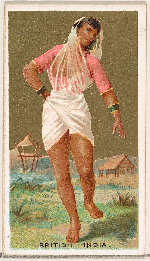 British India, from the Dancing Girls of the World series (N185) issued by Wm. S. Kimball & Co. — William S. Kimball & Company