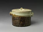 十二代中里太郎右衛門作 朝鮮唐津水指|Chōsen Karatsu water jar (mizusashi) — Nakazato Tarōemon XII