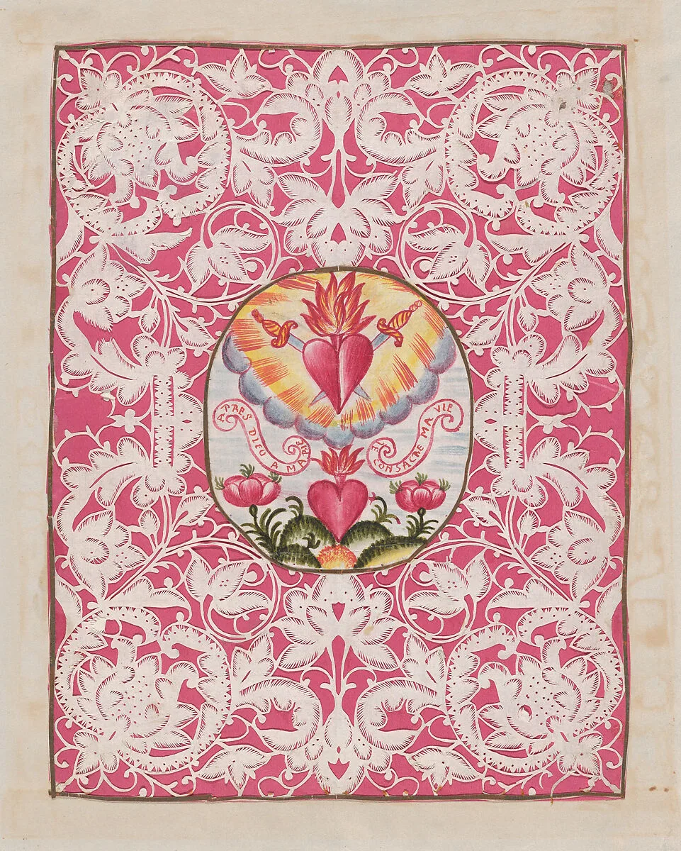 Canivet or Devotional with Sacred Heart — Anonymous, Flemish, 18th century