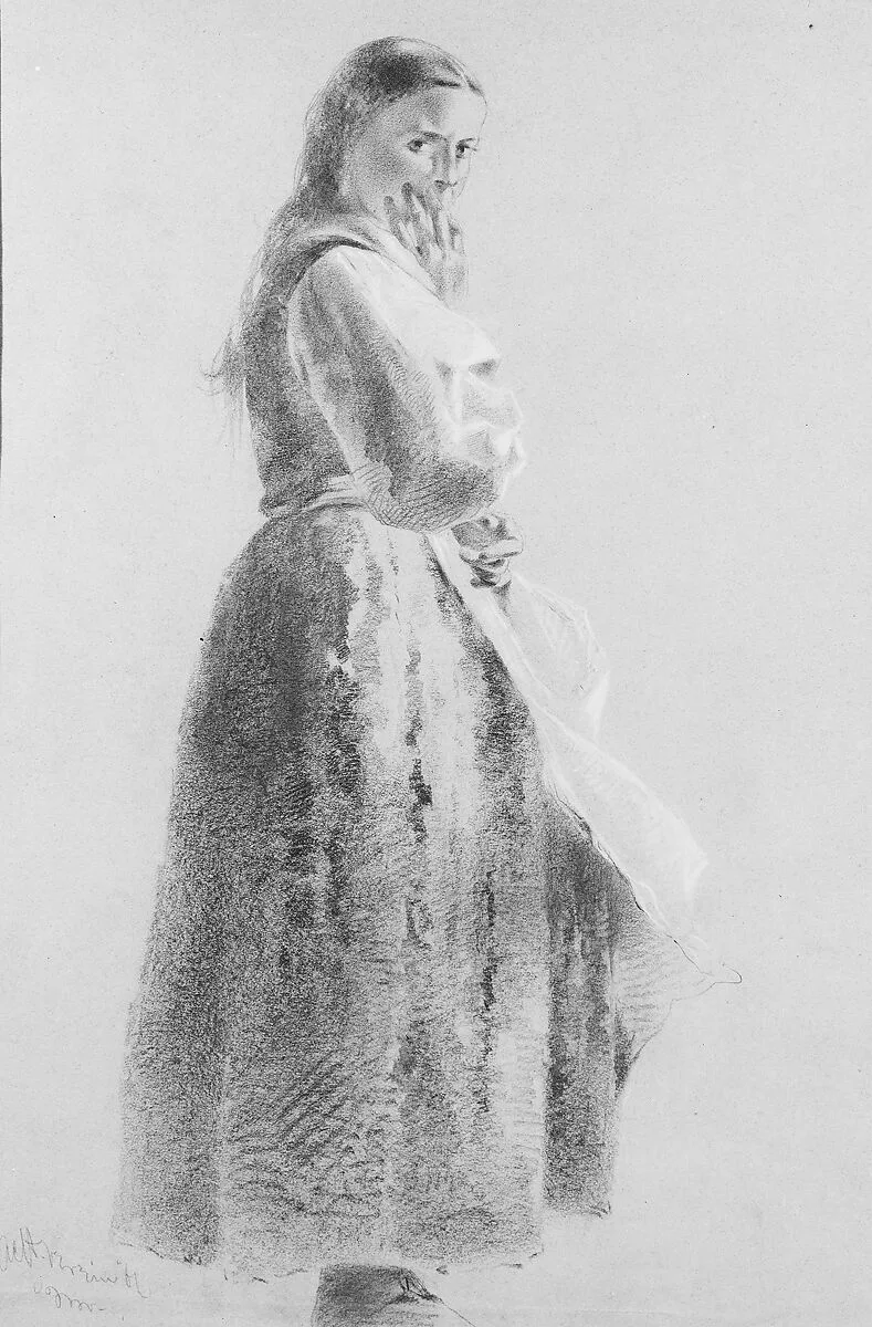 Peasant Girl — Alfred Cornelius Howland