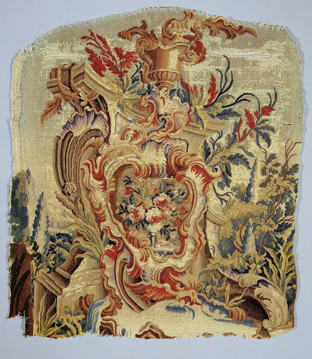 Rocaille cartouches with flowers — Beauvais|Pierre Edmé Babel