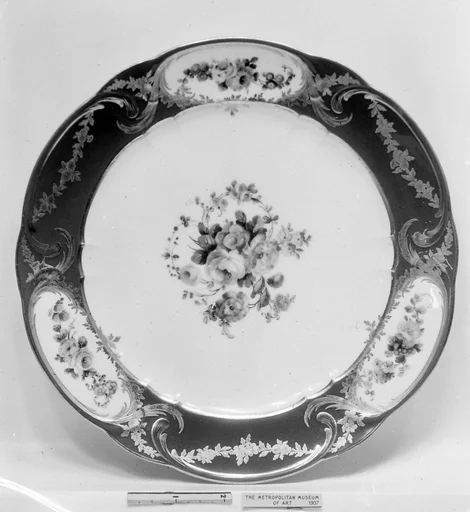 Plate (Assiette à palmes) (1 of 102) (part of a service)