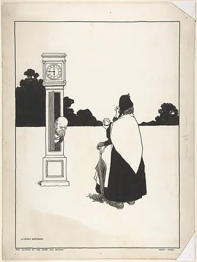 "And It Glared at the Dear Old Woman" (for "Hanky Panky" in "Topsy-Turvy Tales")